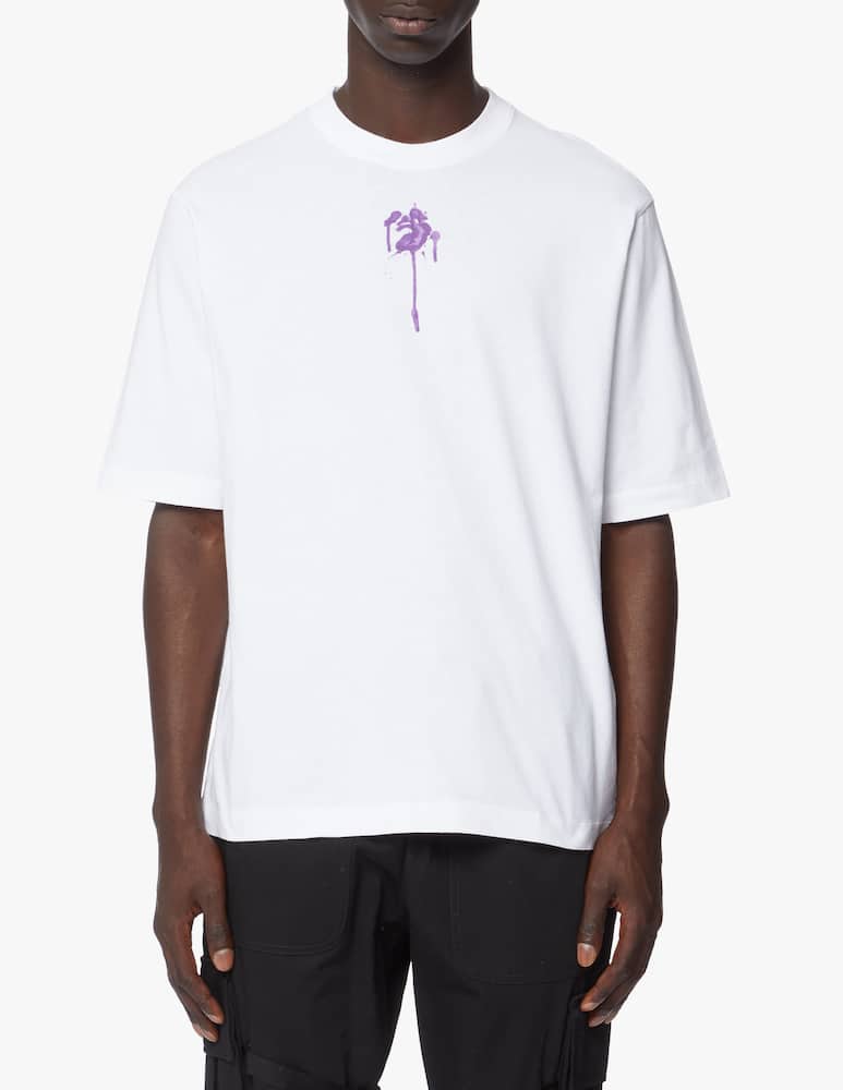 rinascente Off-White Maglietta girocollo dripped logo