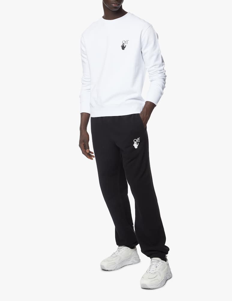 rinascente Off-White Felpa girocollo caravaggio iute - bianco