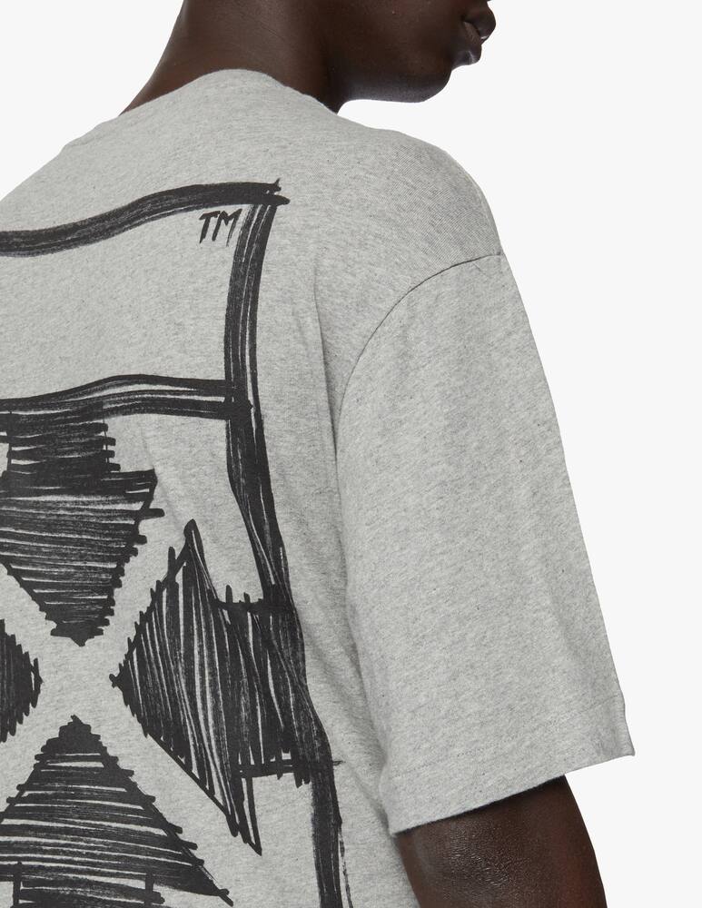 rinascente Off-White Maglietta girocollo negative mark