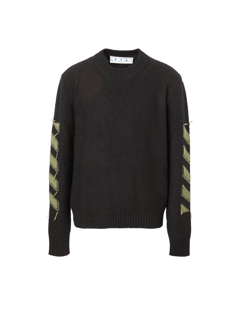Off-White Maglione girocollo reverse arrow - nero - immagine 6 Off-White Maglione girocollo reverse arrow - nero - immagine 6