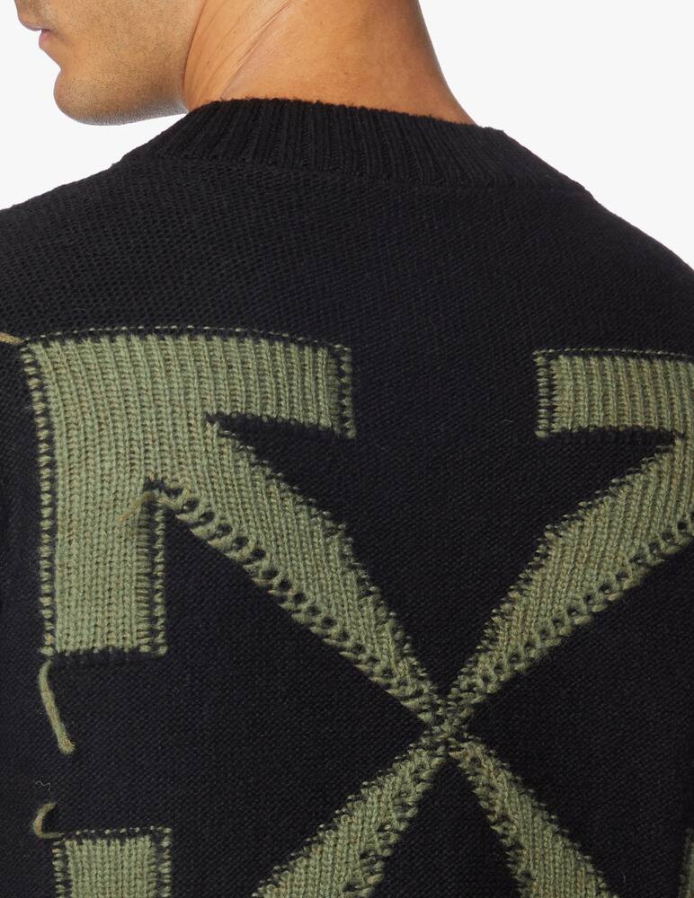Off-White Maglione girocollo reverse arrow - nero - immagine 5 Off-White Maglione girocollo reverse arrow - nero - immagine 5