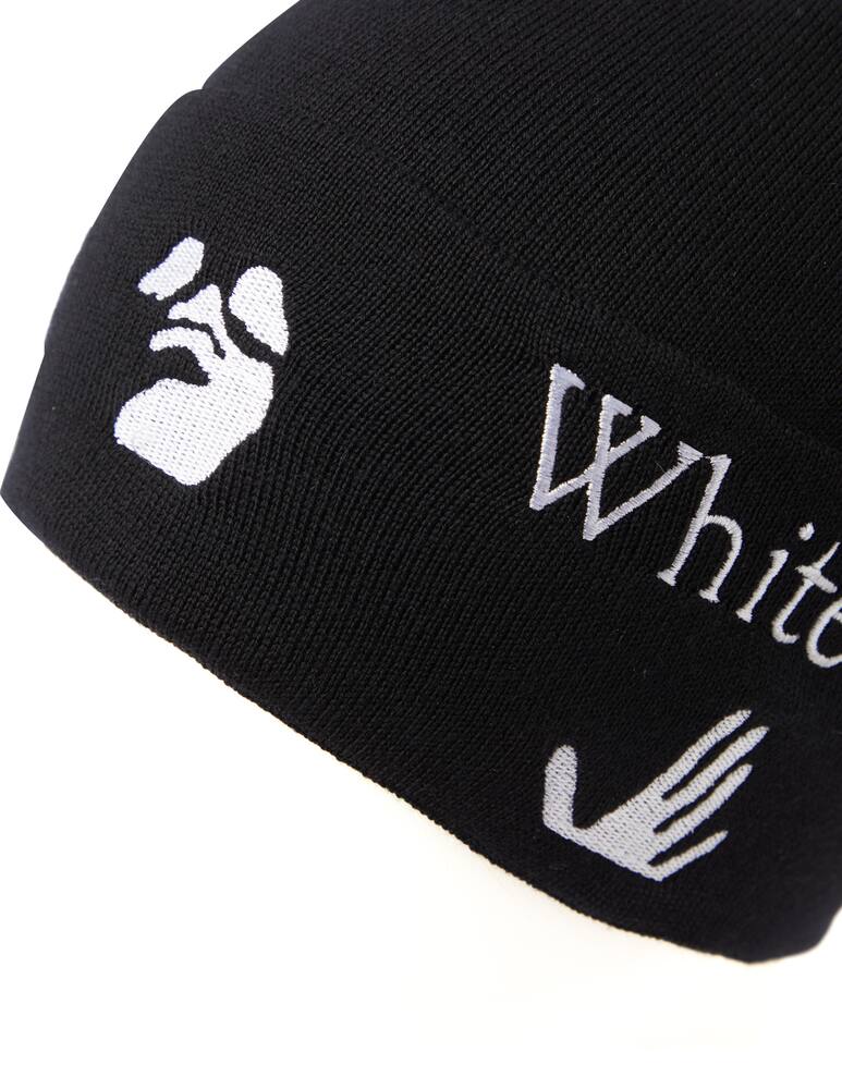 rinascente Off-White Berretto con logo - nero