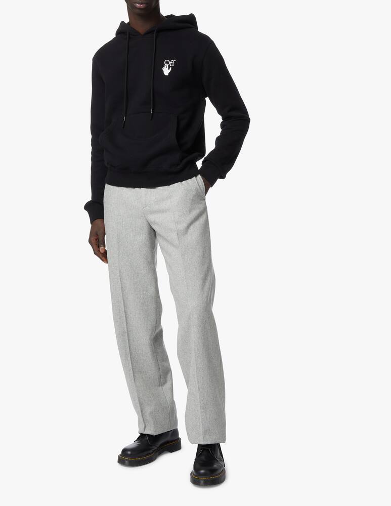 rinascente Off-White Felpa con cappuccio arrow sfumate - nero