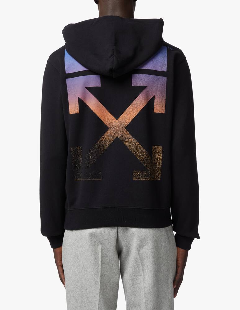 rinascente Off-White Felpa con cappuccio arrow sfumate - nero
