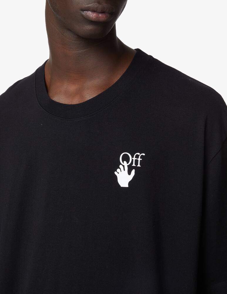 rinascente Off-White T-shirt degrade arrow - black