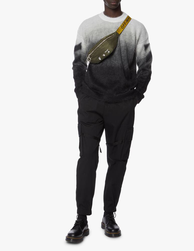 rinascente Off-White Ow logo nylon basic fannypack - green