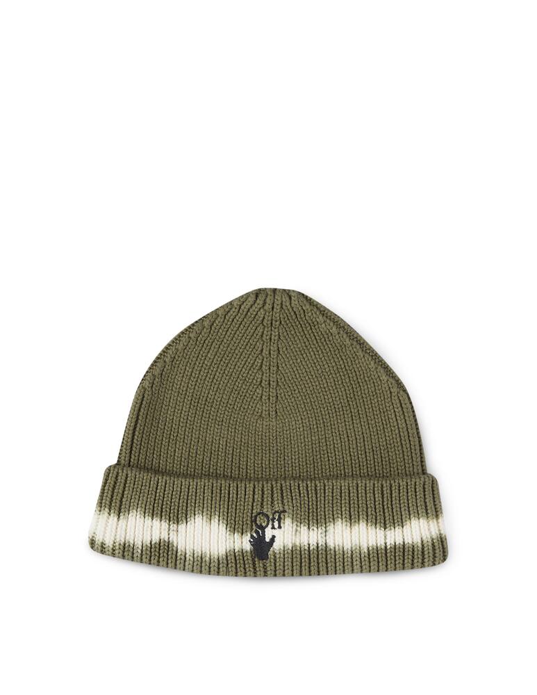 rinascente Off-White Tie dye ribbed beanie