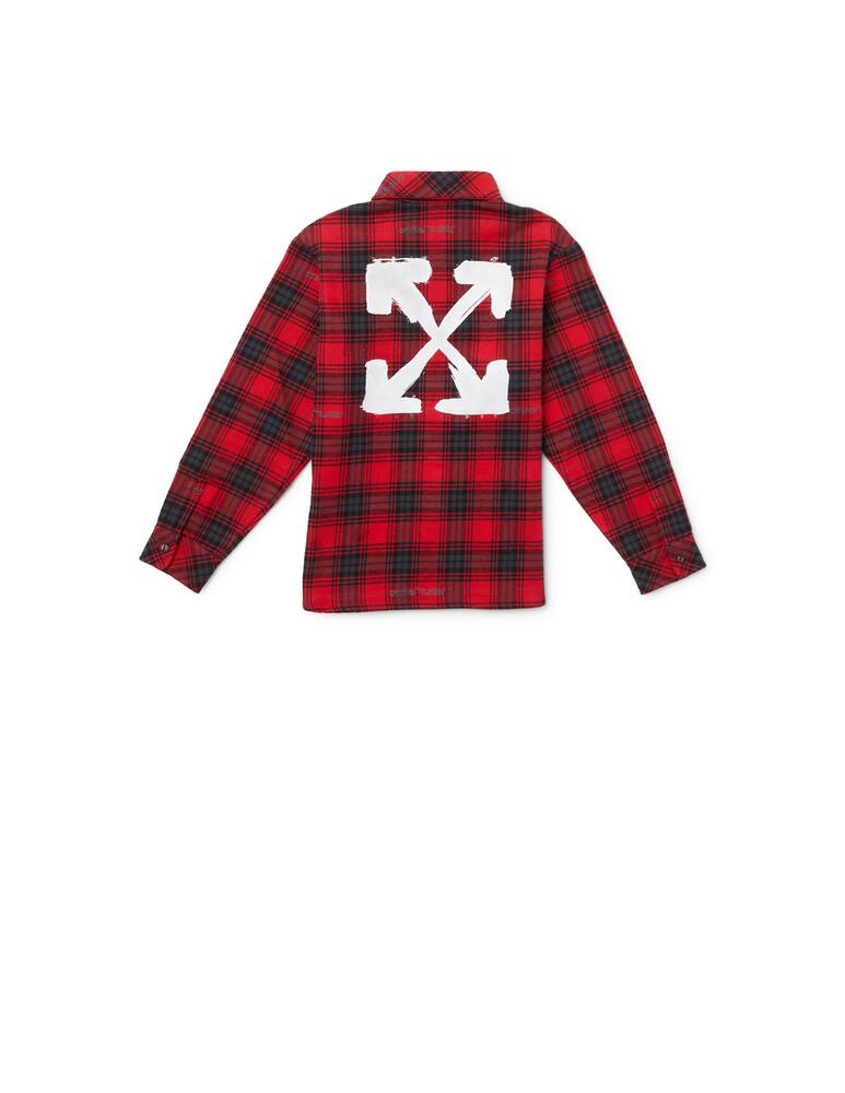 rinascente Off-White Check flannel shirt