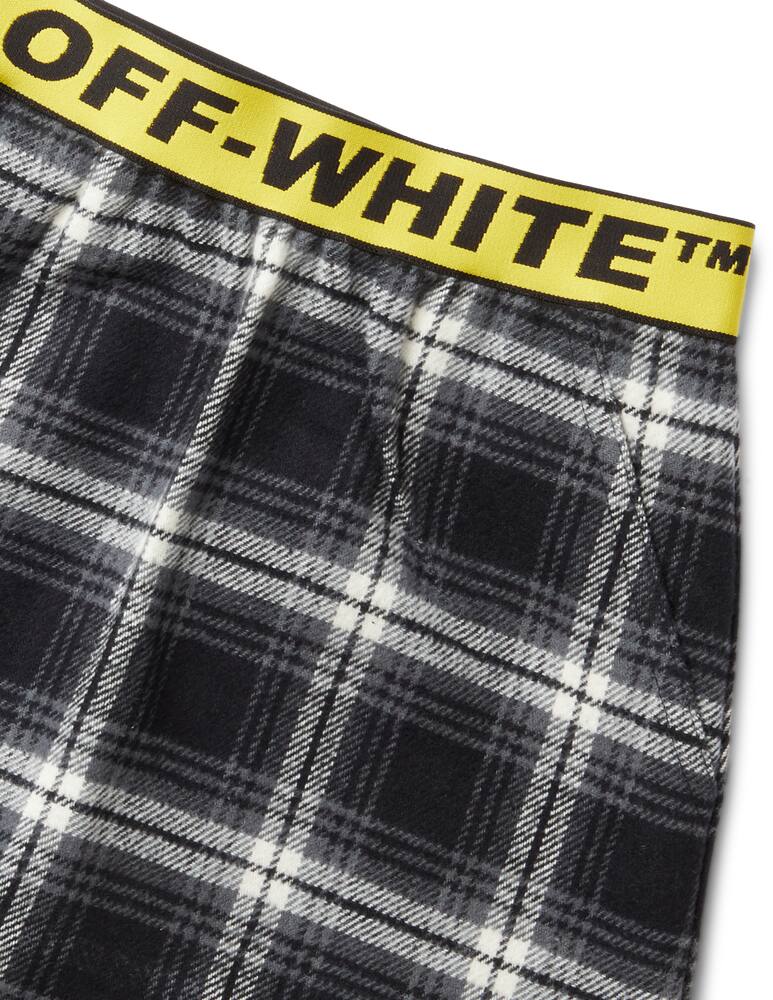 rinascente Off-White Cotton mini skirt off logo 