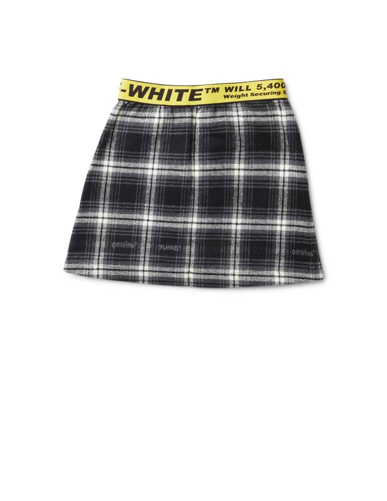 rinascente Off-White Cotton mini skirt off logo 