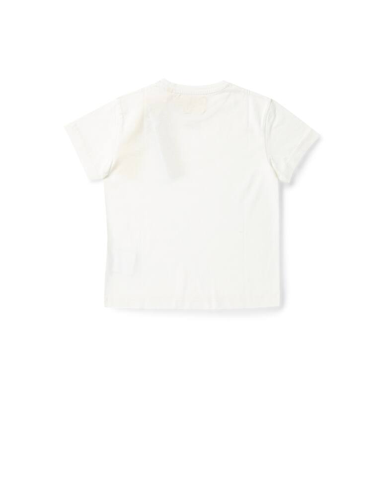 rinascente Off-White Cotton t-shirt with logo