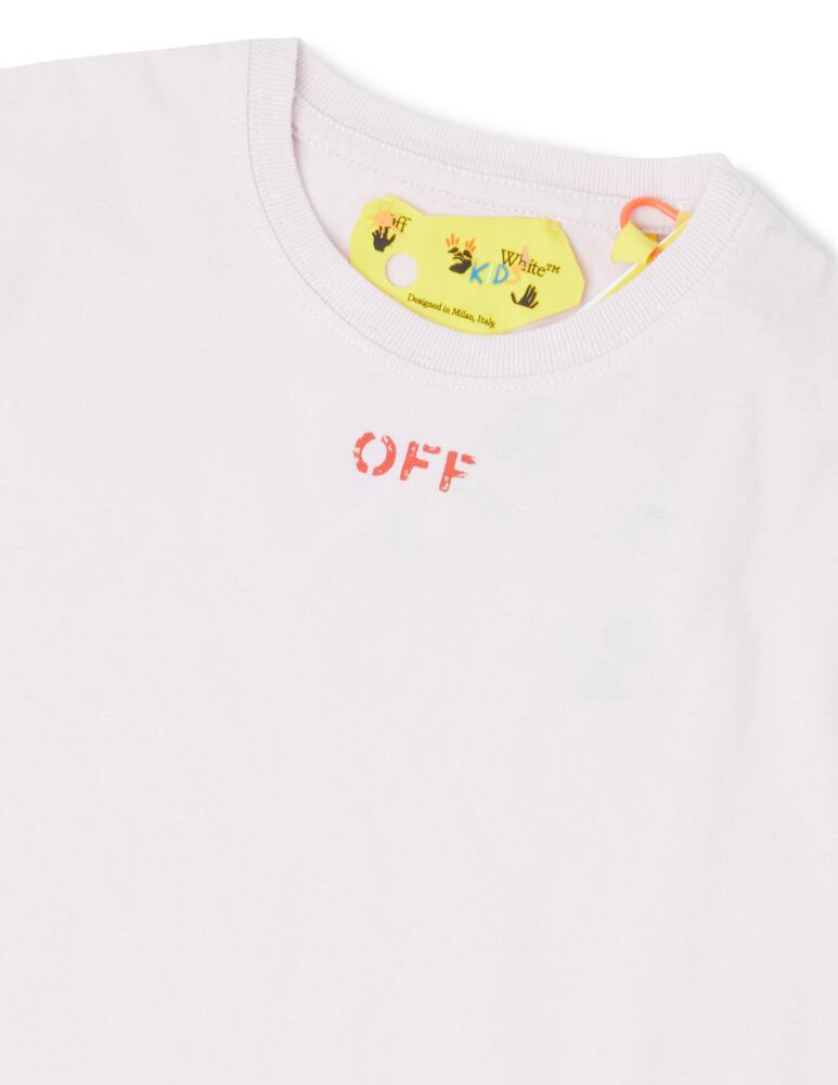 rinascente Off-White Cotton t-shirt with logo