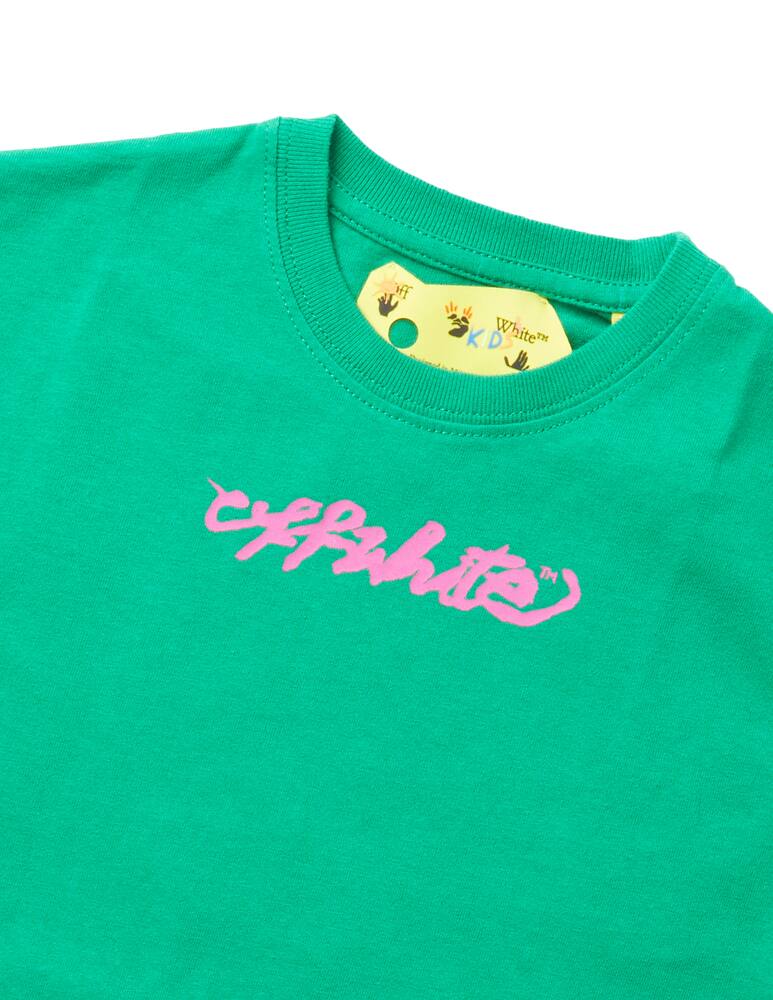 rinascente Off-White T-shirt in cotone con logo