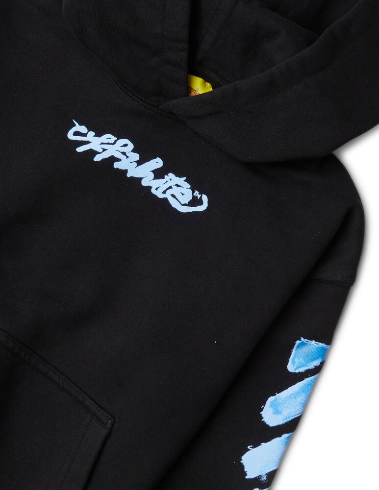 rinascente Off-White Felpa in cotone con cappuccio