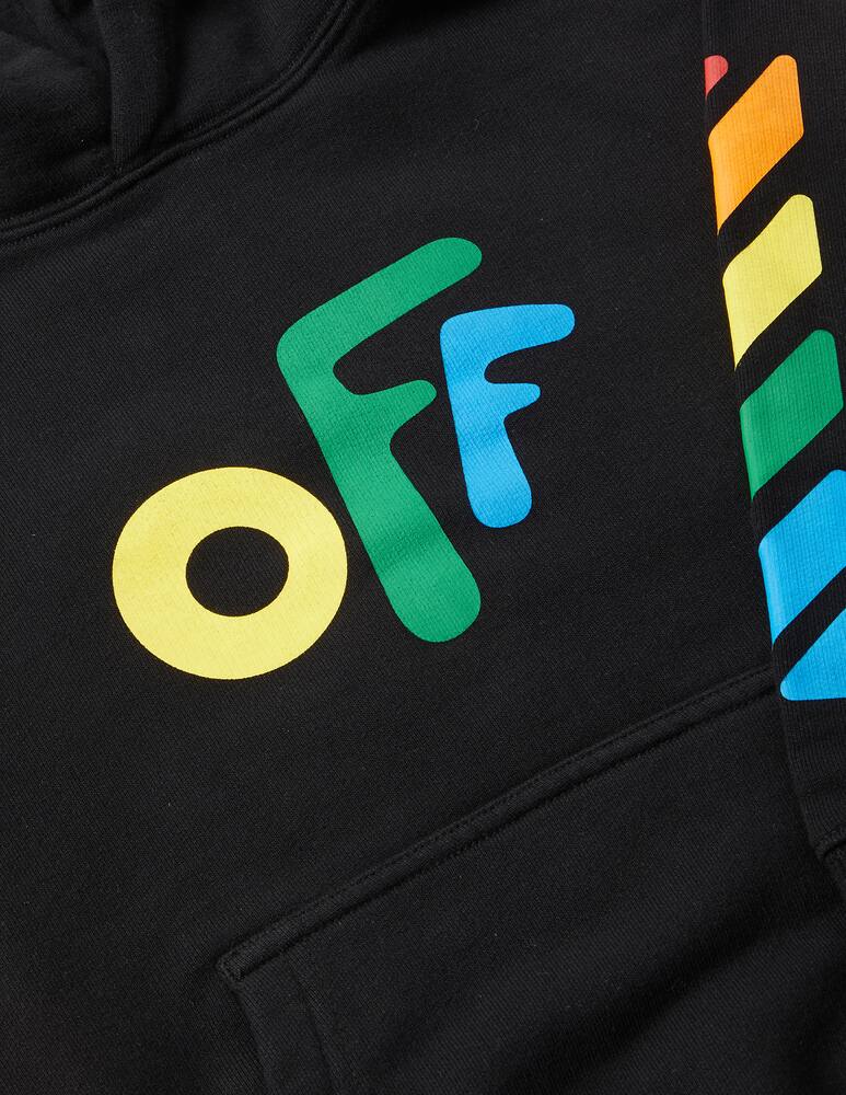 rinascente Off-White Felpa in cotone con cappuccio