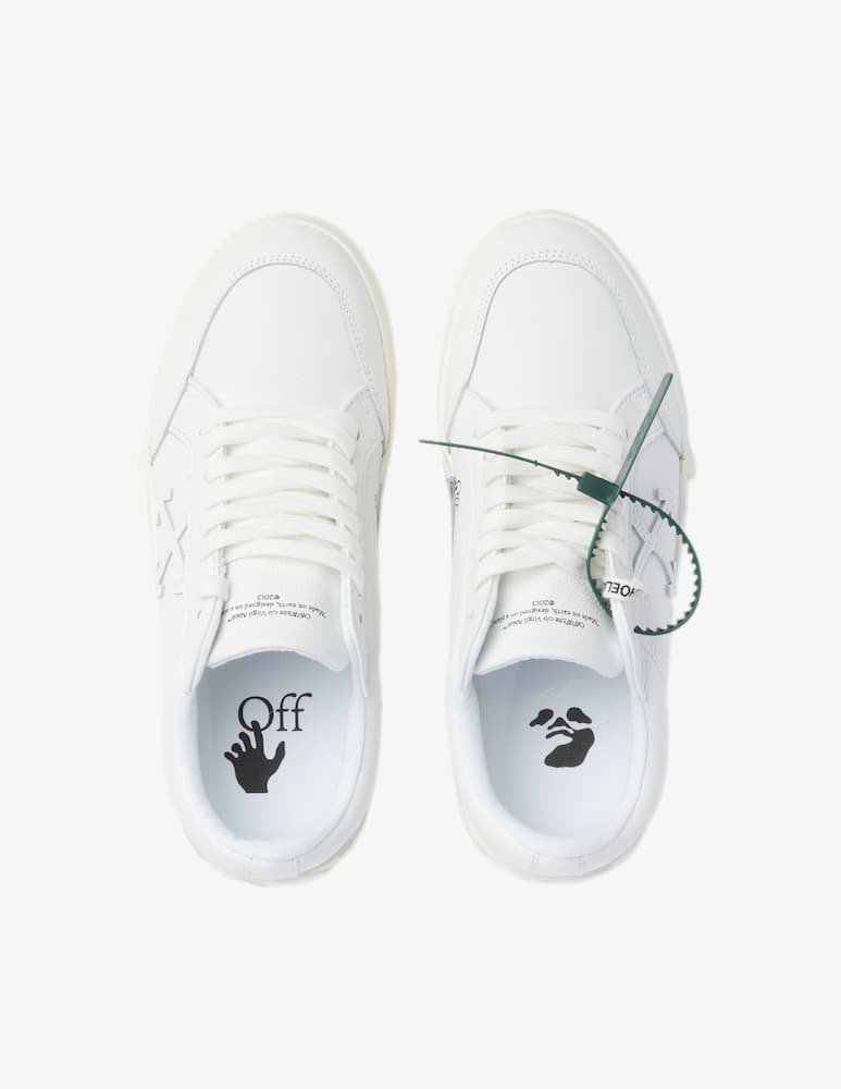 Off-White Sneakers basse vulcanized in pelle bianca - Bianco - immagine 3 Off-White Sneakers basse vulcanized in pelle bianca - Bianco - immagine 3