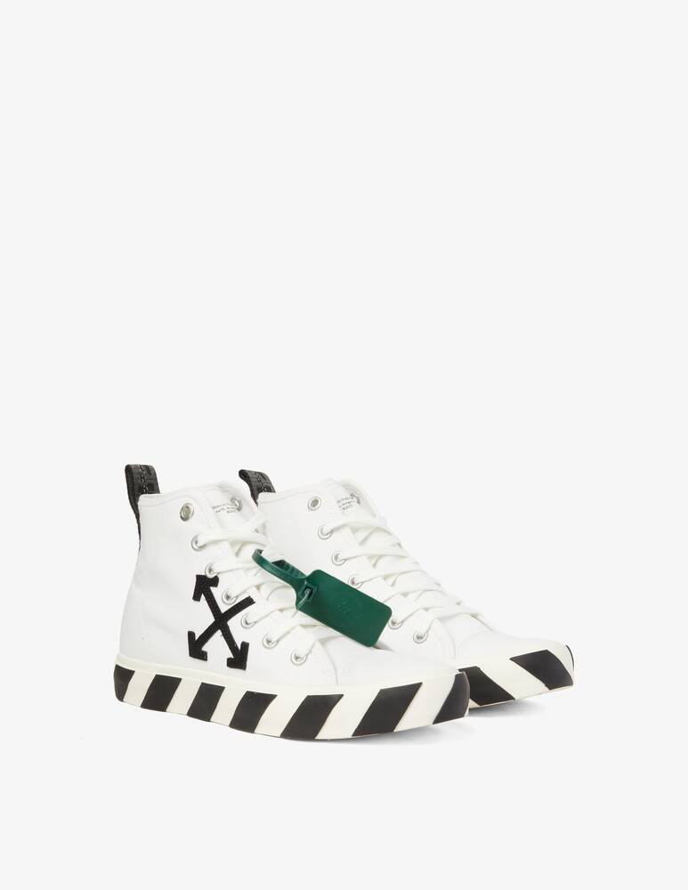 rinascente Off-White Sneakers mid top vulcanized canvas 