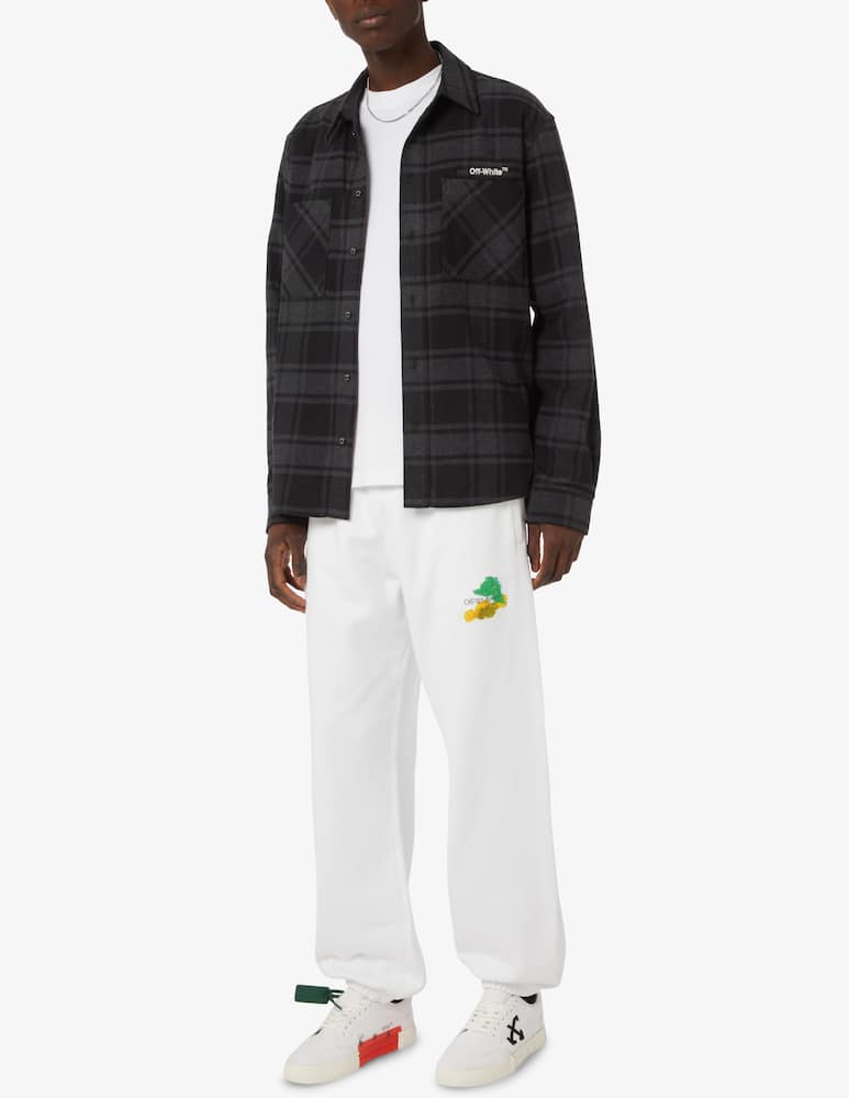 rinascente Off-White Outline arrow flannel shirt 