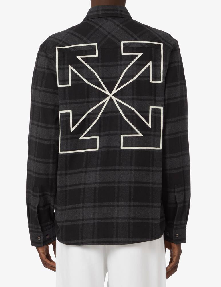 rinascente Off-White Outline arrow flannel shirt 