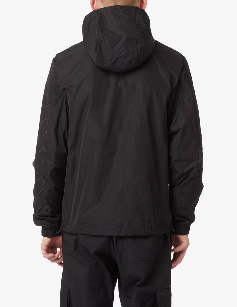 rinascente Off-White Felpa con cappuccio zip diagonal outline - Nero