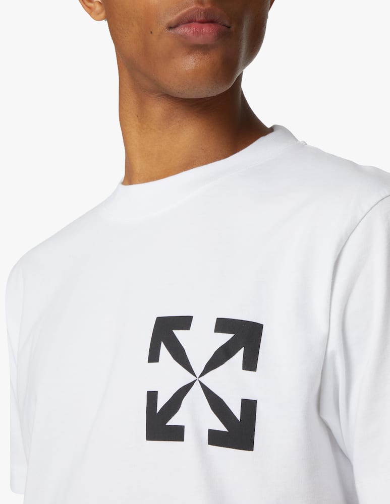 rinascente Off-White Single arrow slim t-shirt - white