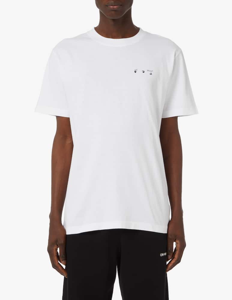 Off-White Maglietta caravaggio paint slim - immagine 1 Off-White Maglietta caravaggio paint slim - immagine 1