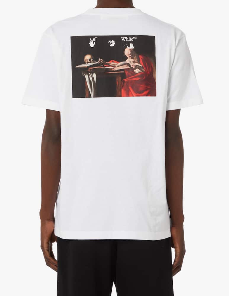 Off-White Maglietta caravaggio paint slim - immagine 3 Off-White Maglietta caravaggio paint slim - immagine 3