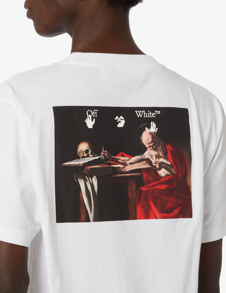 Off-White Maglietta caravaggio paint slim - immagine 4 Off-White Maglietta caravaggio paint slim - immagine 4