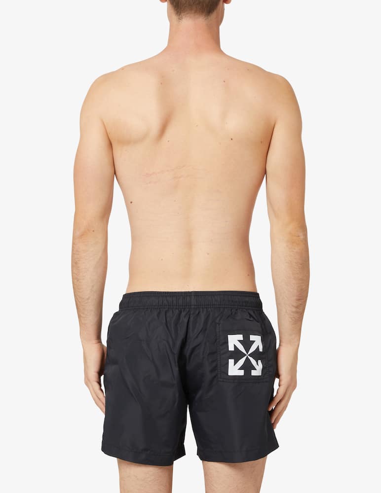 rinascente Off-White Single arrow swimshort - black