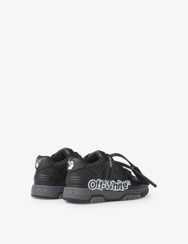 rinascente Off-White Sneakers basse in pelle Out of Office - Nero