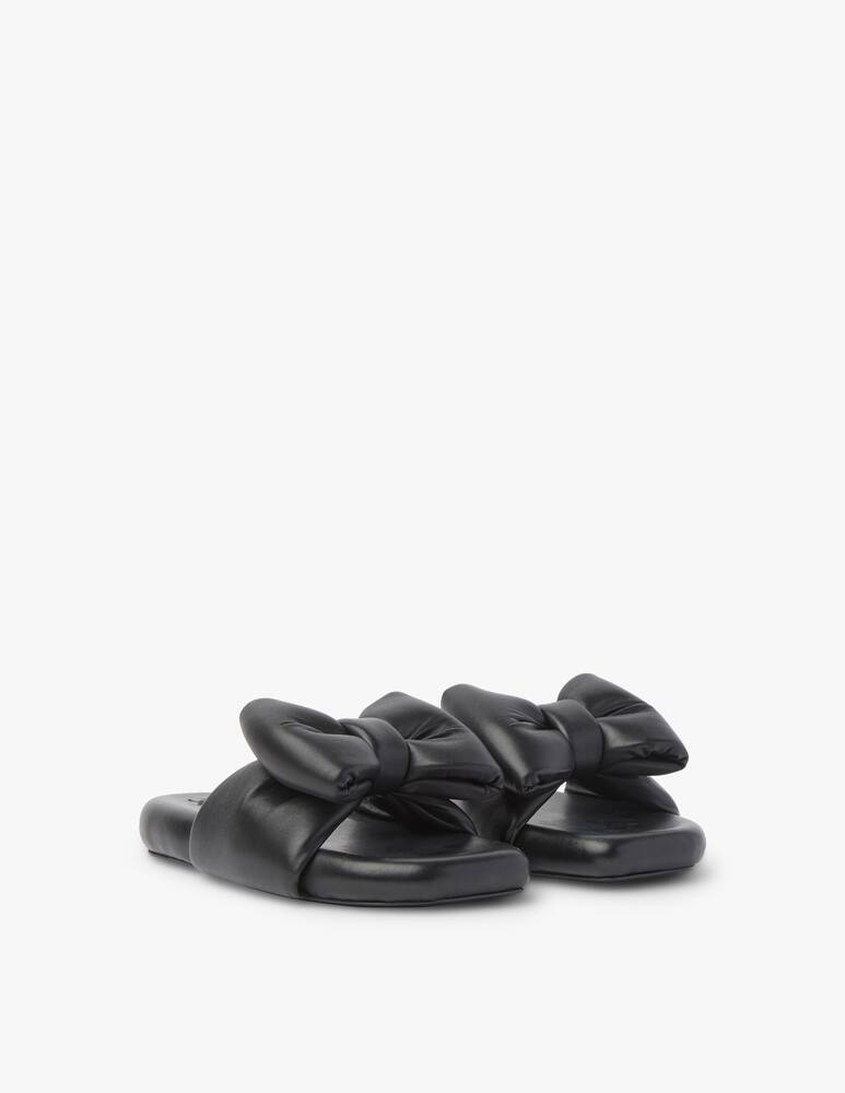 rinascente Off-White Padded slide sandals - black
