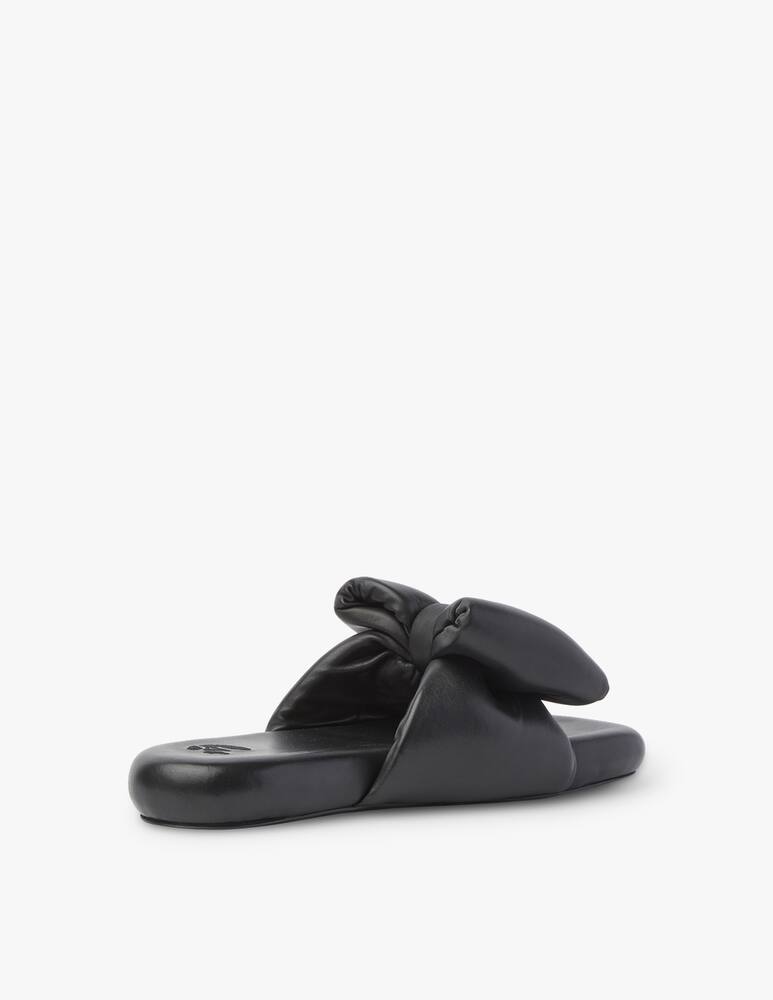 rinascente Off-White Padded slide sandals - black