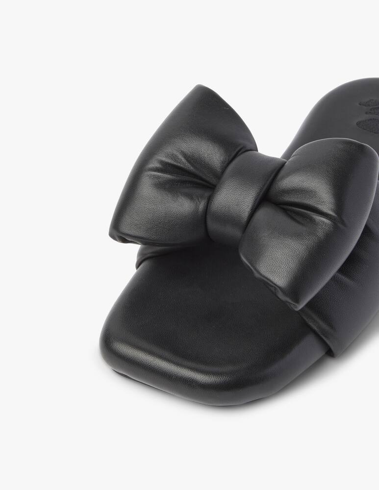 rinascente Off-White Padded slide sandals - black