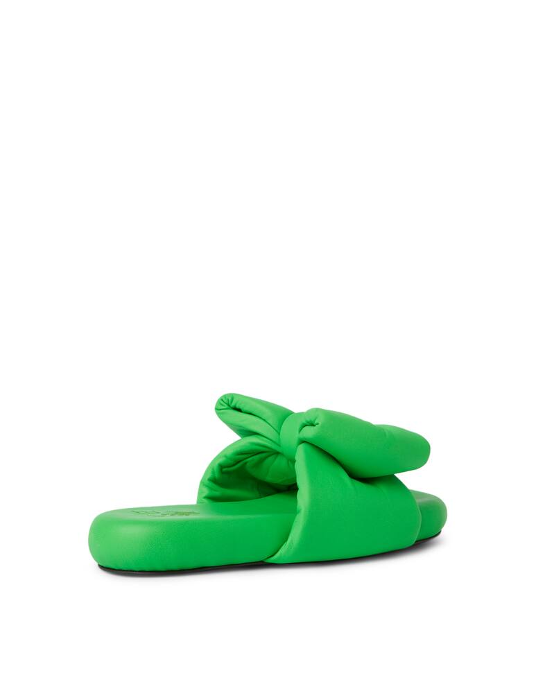 rinascente Off-White Padded slide sandals - green