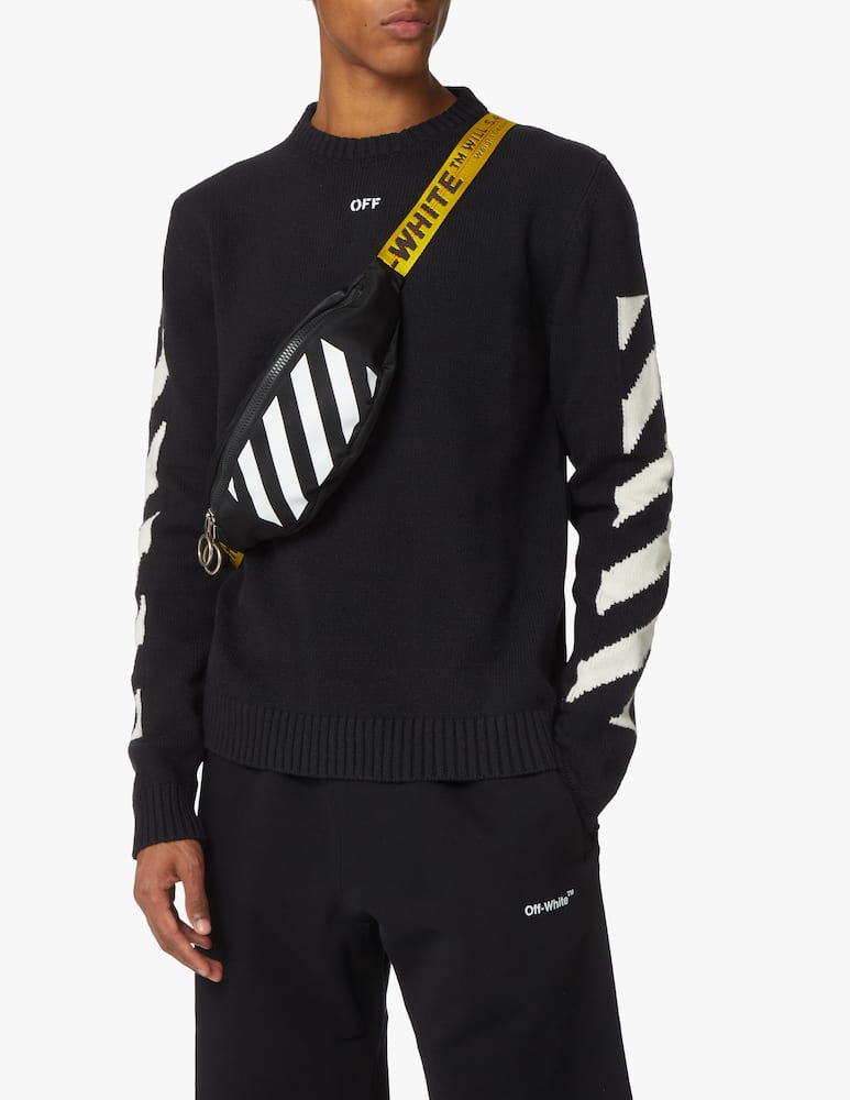 rinascente Off-White Binder nylon fannypack - black