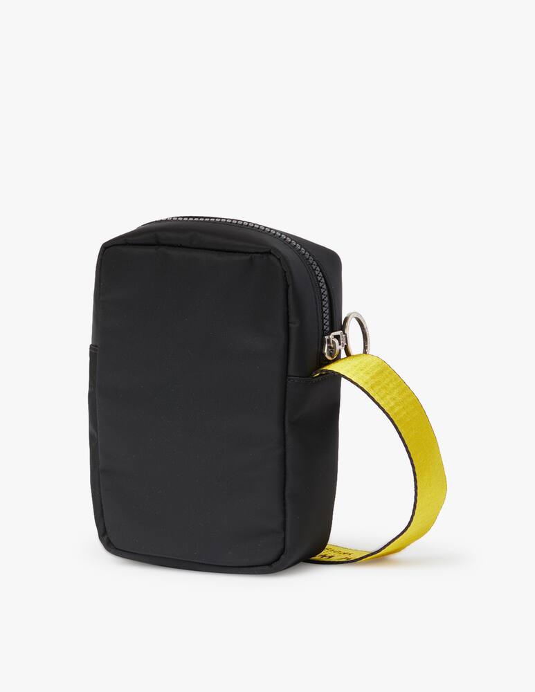 rinascente Off-White Tracolla binder in nylon - nero