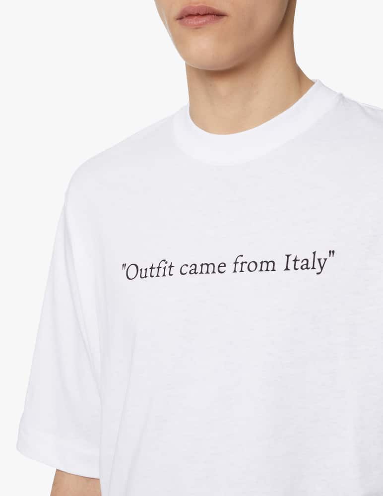 rinascente Off-White Maglietta skate from italy - bianco