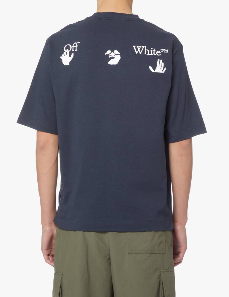 rinascente Off-White Maglietta skate from italy - blu