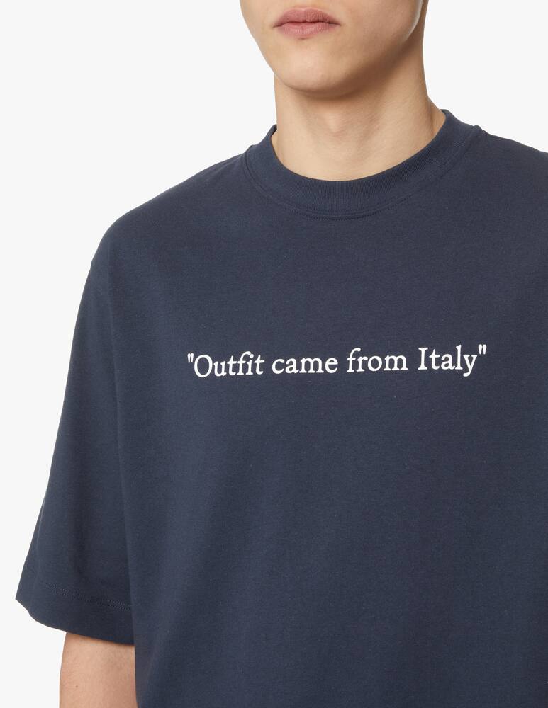 rinascente Off-White Maglietta skate from italy - blu