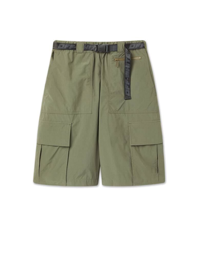 rinascente Off-White Industrial cargo shorts - green
