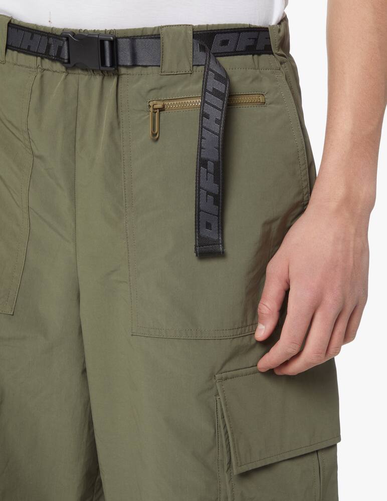 rinascente Off-White Industrial cargo shorts - green