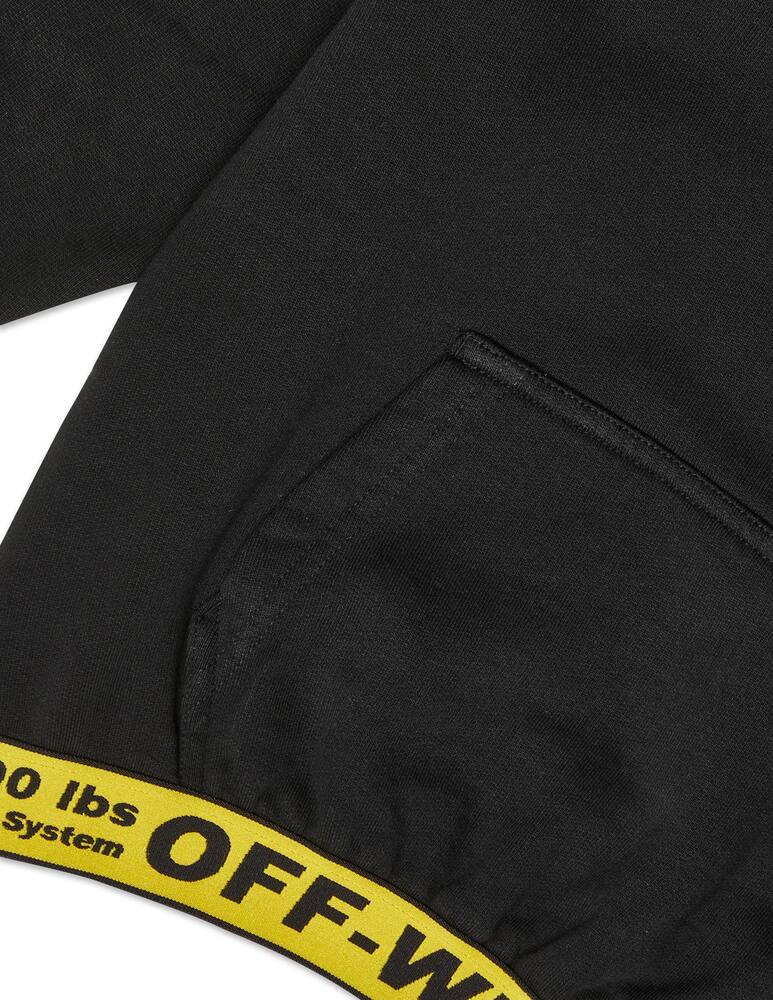 rinascente Off-White Felpa con cappuccio industrial - Nero