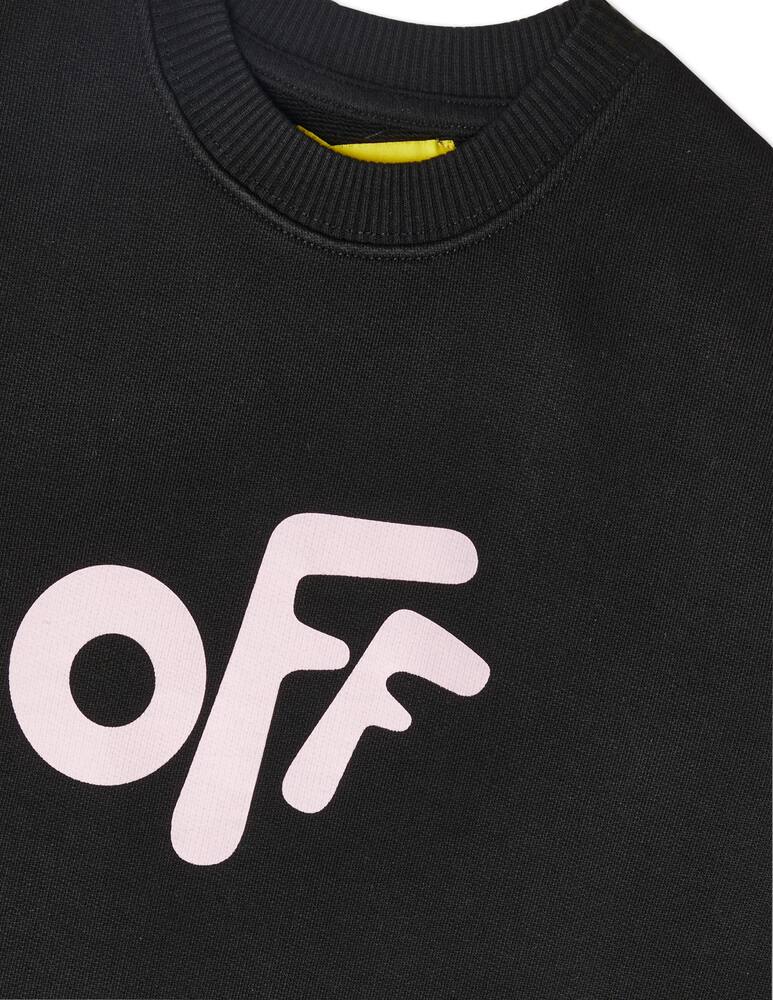 rinascente Off-White Off rounded crewneck sweatshirt - Nero