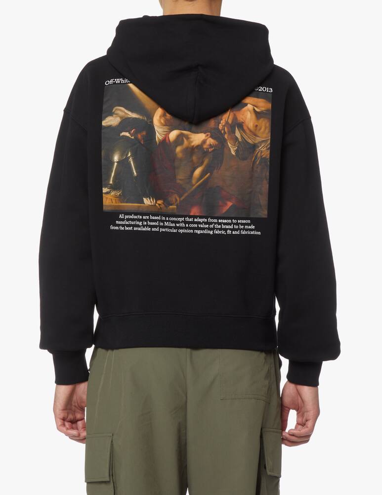 rinascente Off-White Caravaggio crowning over hoodie 
