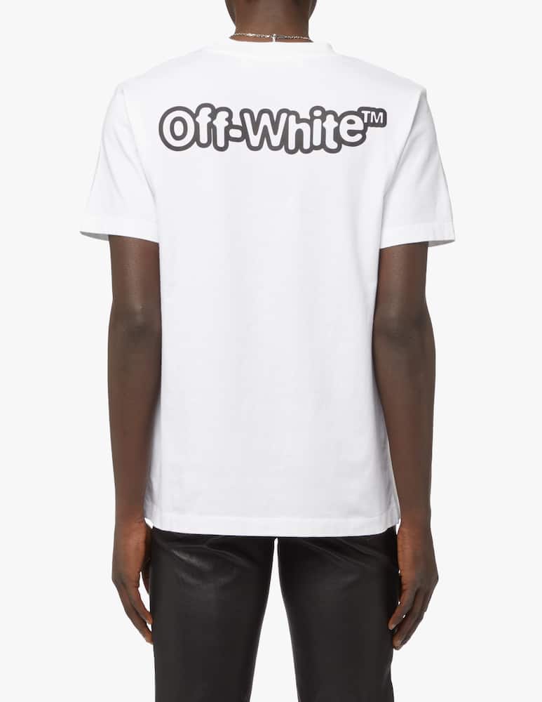 rinascente Off-White Maglietta slim ff blur - bianco