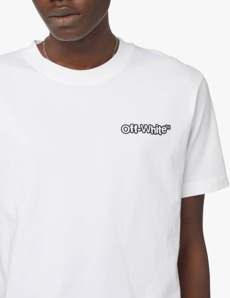 rinascente Off-White Maglietta slim ff blur - bianco