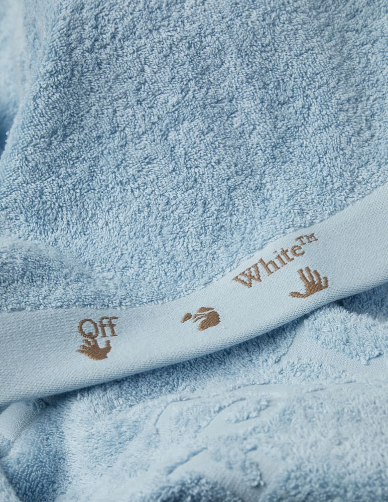rinascente Off-White Man Swimming Logo Towel Set - Blue
