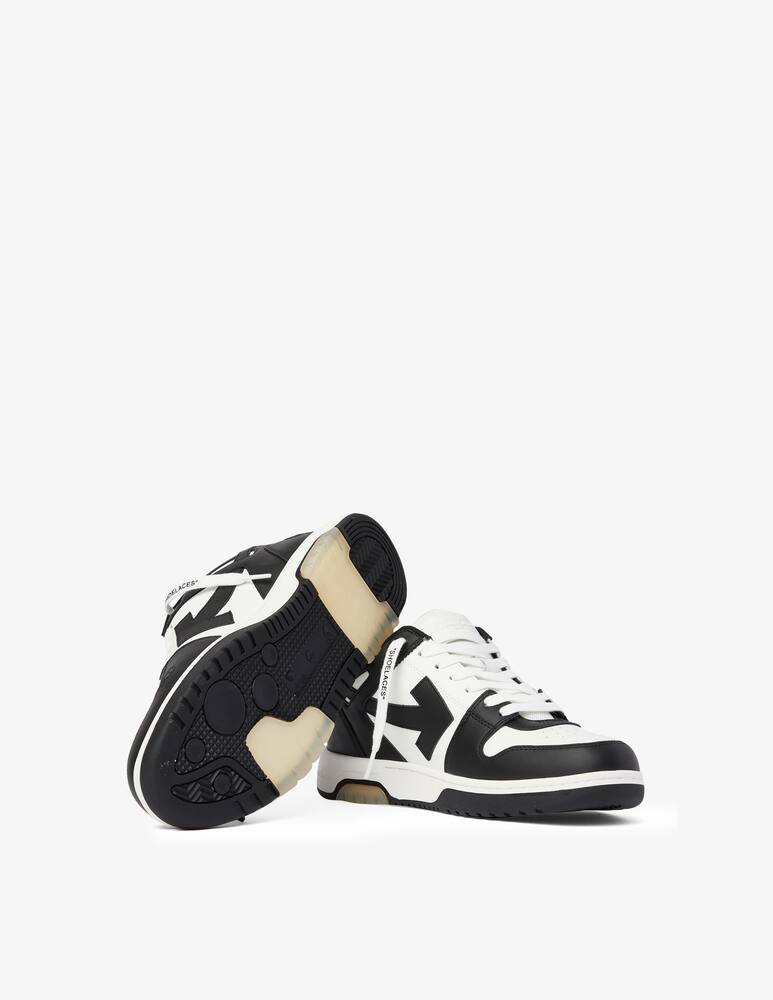 rinascente Off-White Sneakers out of office calf in pelle nera e bianco - Multicolor