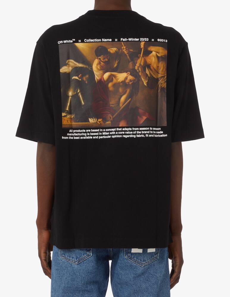 rinascente Off-White Caravaggio crowning over skate t-shirt 