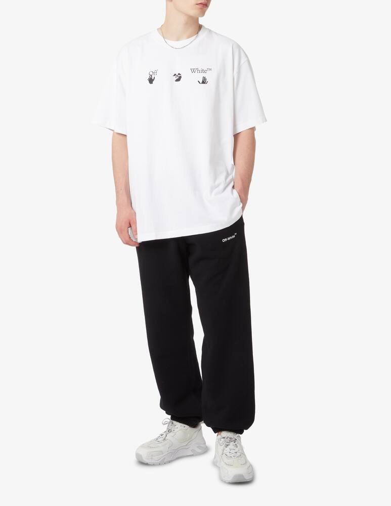 rinascente Off-White Big ow logo over s/s t-shirt - White